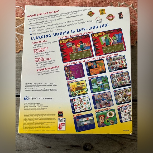 Syracuse Smart Start Spanish Deluxe with Microphone - videos - Learn Spanish - Picture 2 of 2